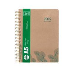Cumberland Ecowise Diary A5 Day To Page Kraft