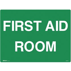 Brady Emergency Sign First Aid Room 450x600mm Metal