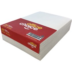 Office Choice Writing Pad A4 White - Pack of 10 