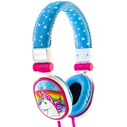 Moki Popper Unicorn Headphones Blue