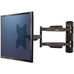 Fellowes Full Motion TV Wall Mount Black 