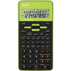 Sharp EL-531TH Scientific Calculator Green And Black 