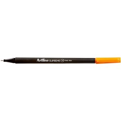 Artline Supreme Fineliner Pen 0.4mm Orange Pack Of 12