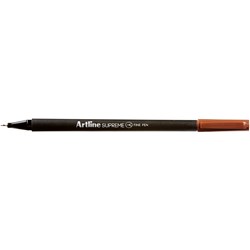 Artline Supreme Fineliner Pen 0.4mm Brown Pack Of 12