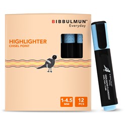 Bibbulmun Highlighter Chisel 1-4.5mm Blue  