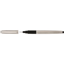 Artline Signature Silver Fineliner Pen 0.4mm Black