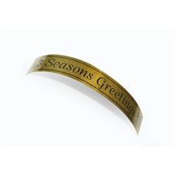 Brother TZE-PR851 Glitter Tape 24mm x 8m Black On Gold
