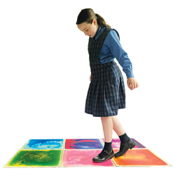 Sensory Liquid Floor Tiles - Set Of 6
