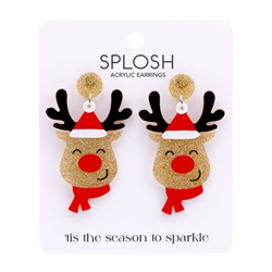 Splosh Christmas Rudolph Earrings
