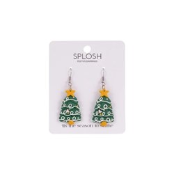 Splosh Christmas Small Tree Earrings