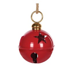 Holly and Ivy 16 CM GLOSS RED BELL